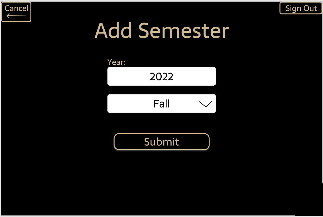 
Add Semester
